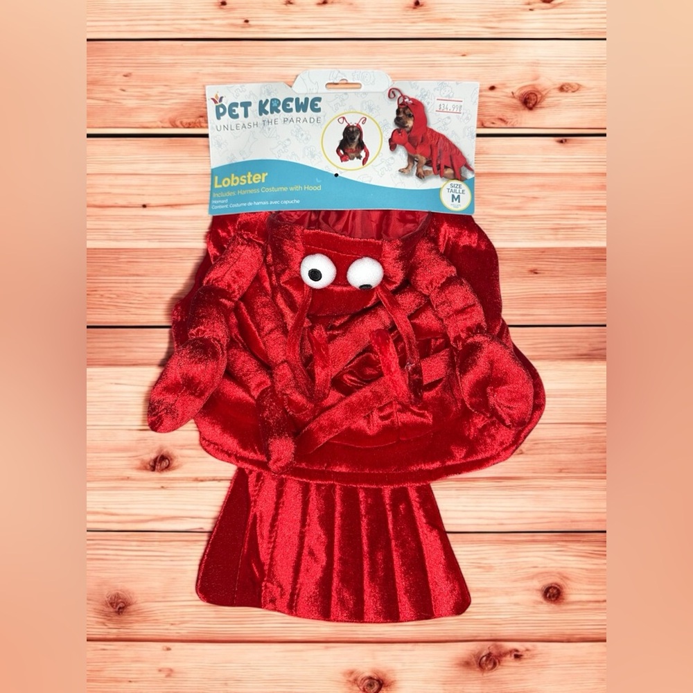 Pet Krewe Red Lobster Pet Costume